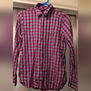 J.Crew Boy Shirt in Rainbow Twilight Plaid 6